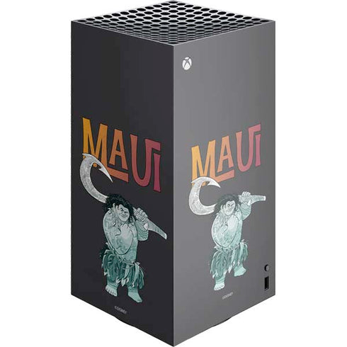 Disney Princess Moana Maui XBox Series X Digital Edition Console Skin